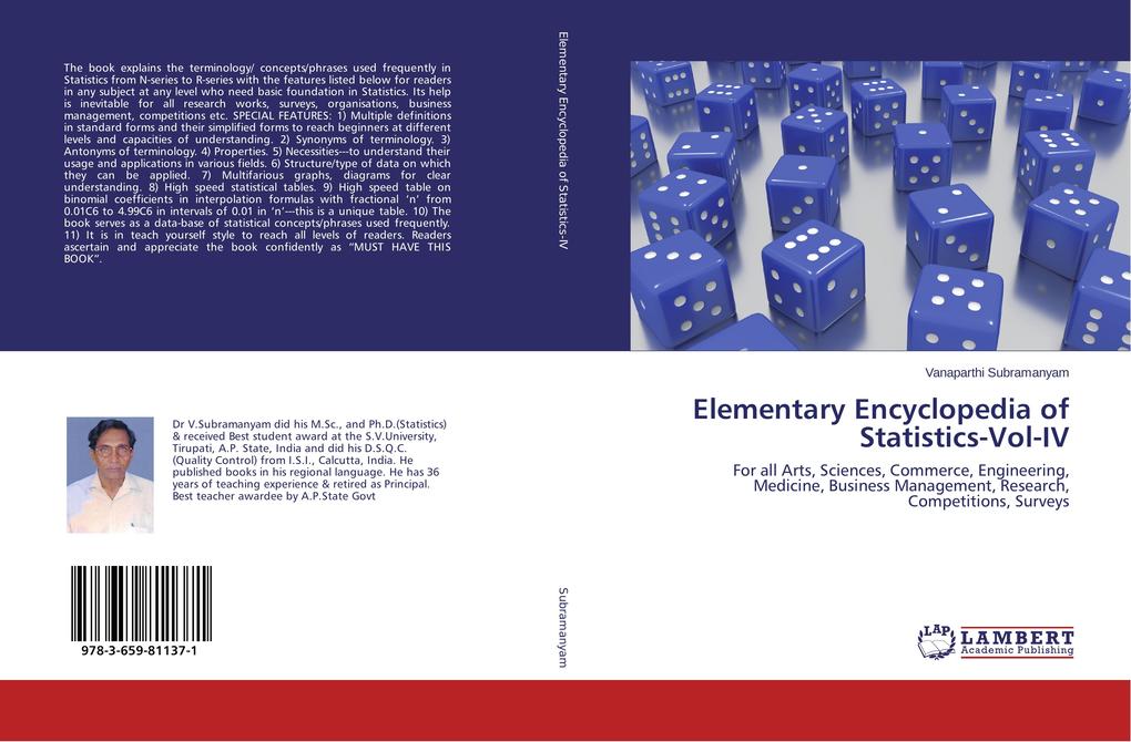 Elementary Encyclopedia of Statistics-Vol-IV