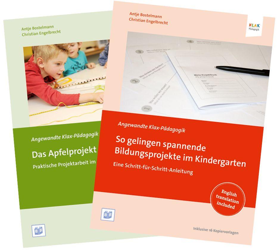 Set 'So gelingen spannende Bildungsprojekte im Kindergarten' und 'Das Apfelprojekt'