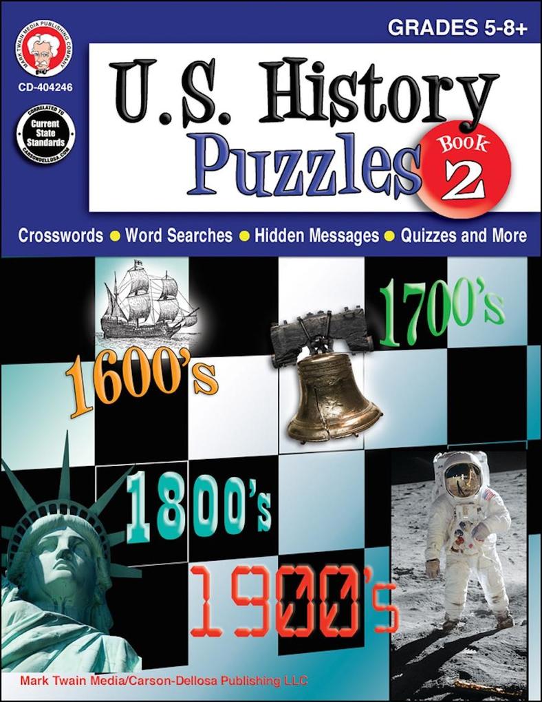 U.S. History Puzzles Book 2 Grades 5 - 8