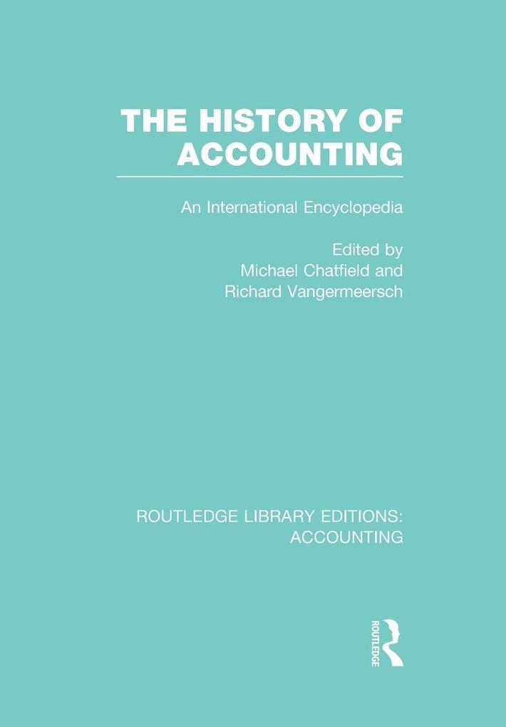 The History of Accounting (RLE Accounting)