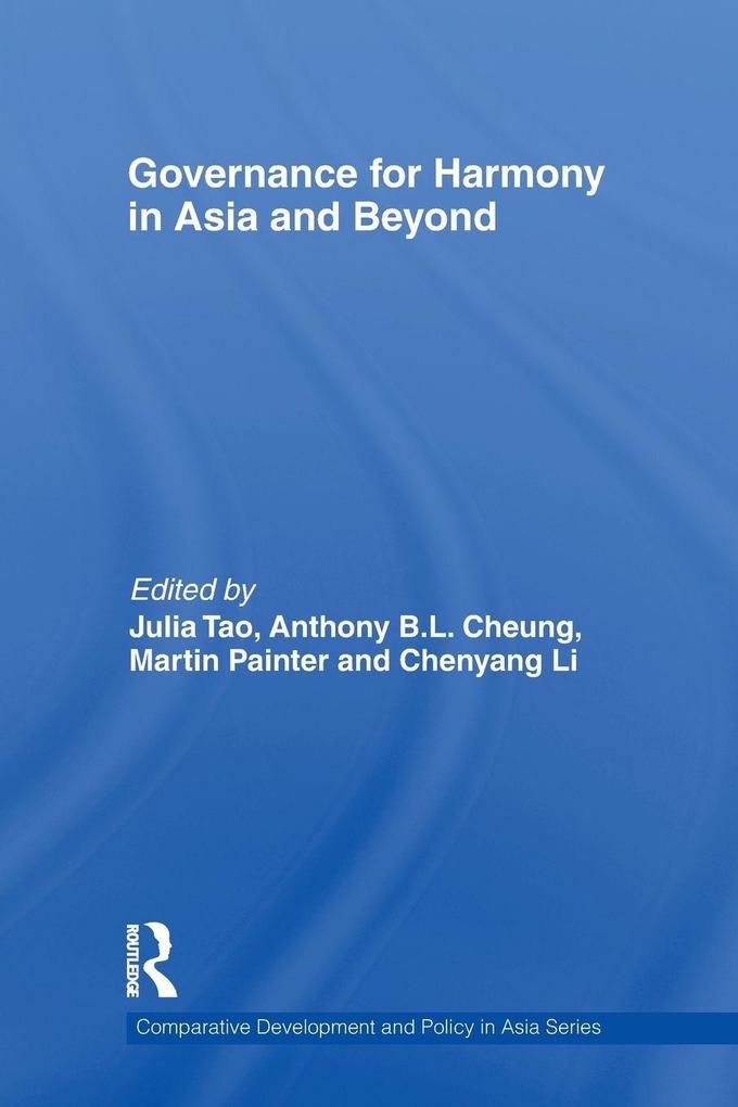 Governance for Harmony in Asia and Beyond