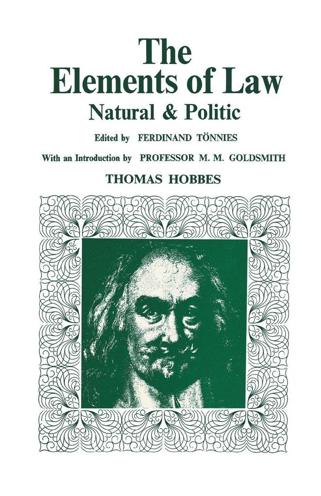 Elements of Law Natural and Political