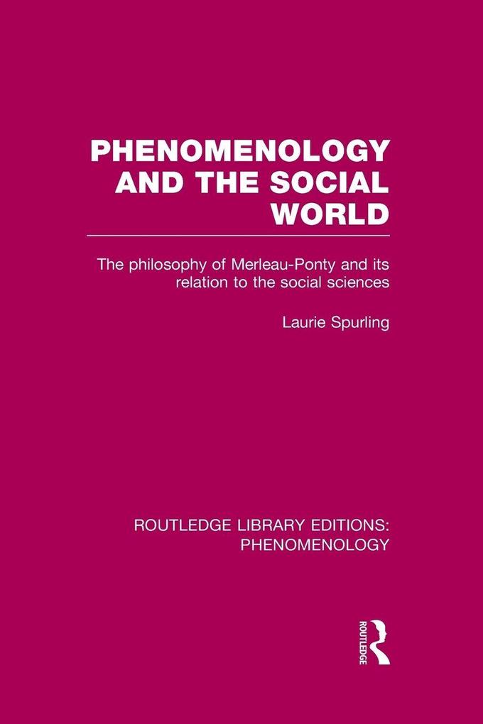 Phenomenology and the Social World