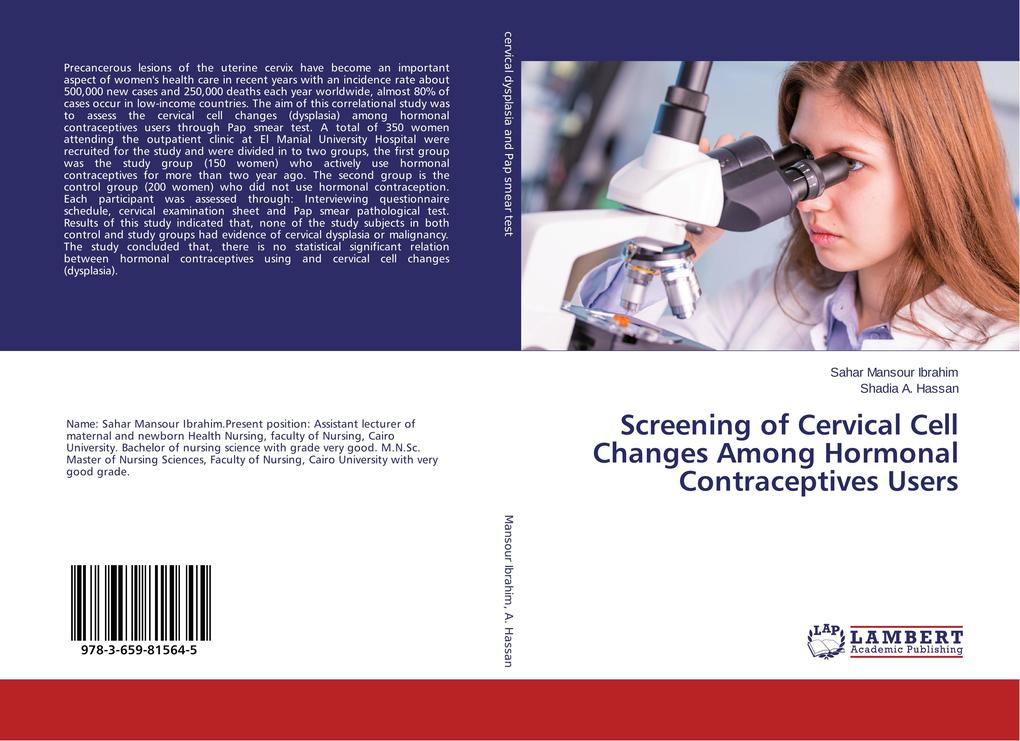 Screening of Cervical Cell Changes Among Hormonal Contraceptives Users