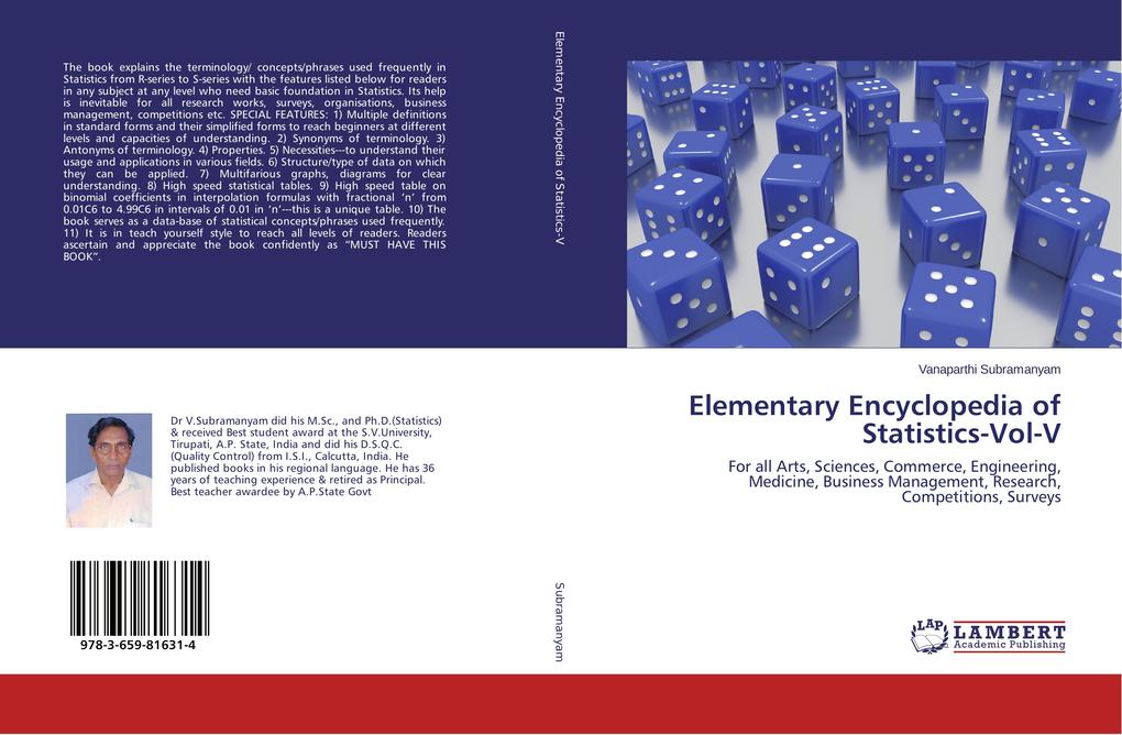 Elementary Encyclopedia of Statistics-Vol-V