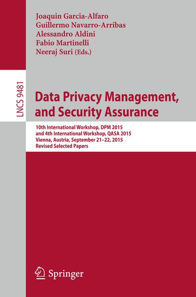 Data Privacy Management and Security Assurance
