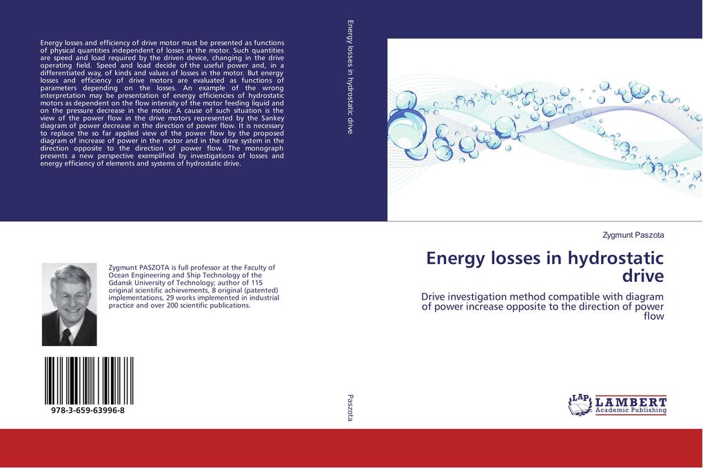 Energy losses in hydrostatic drive