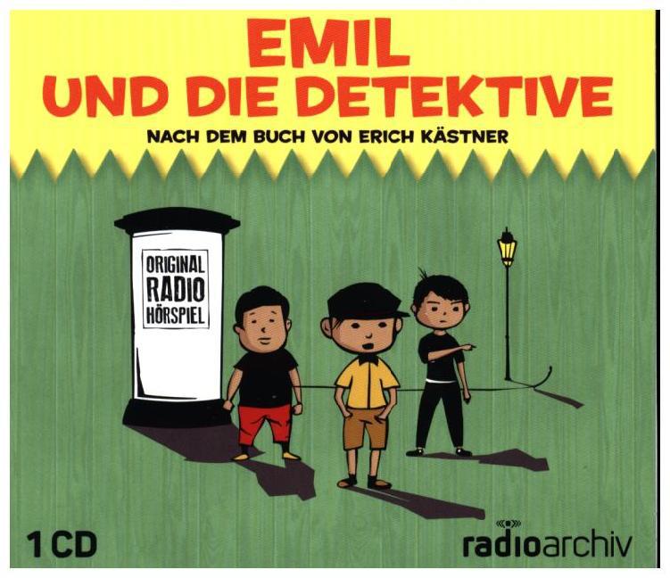 Emil und die Detektive 1 Audio-CD - Erich Kästner