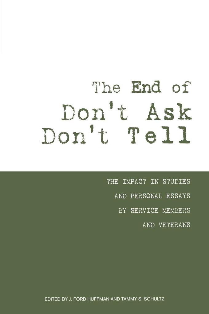 The End of Don‘t Ask Don‘t Tell