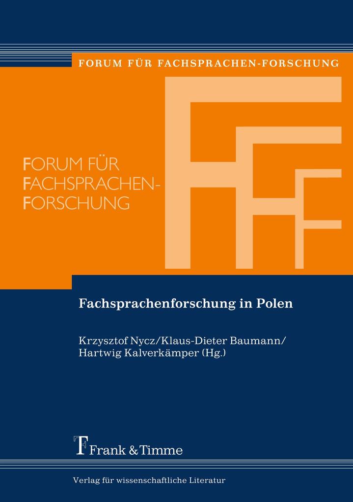 Fachsprachenforschung in Polen