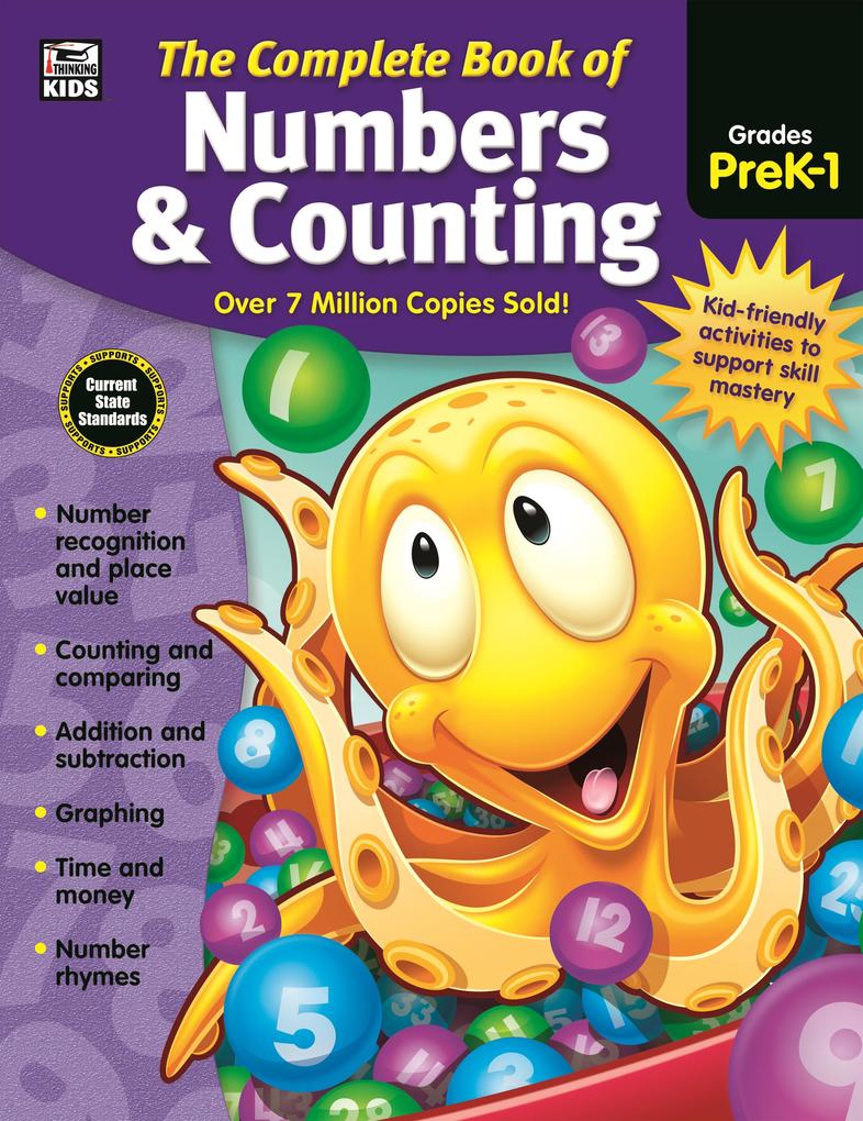 Complete Book of Numbers & Counting Grades PK - 1