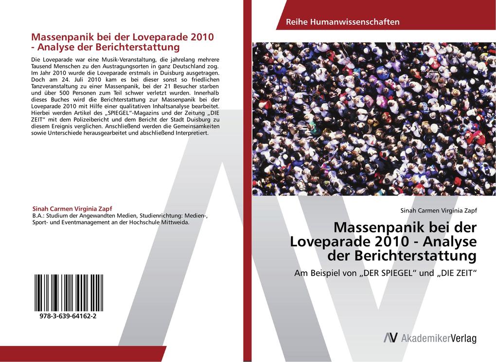 Massenpanik bei der Loveparade 2010 - Analyse der Berichterstattung