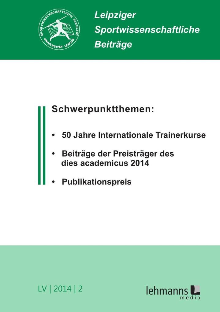 Leipziger Sportwissenschaftliche Beiträge