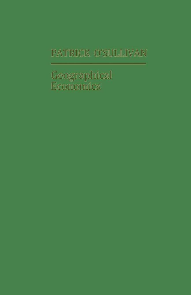 Geographical Economics
