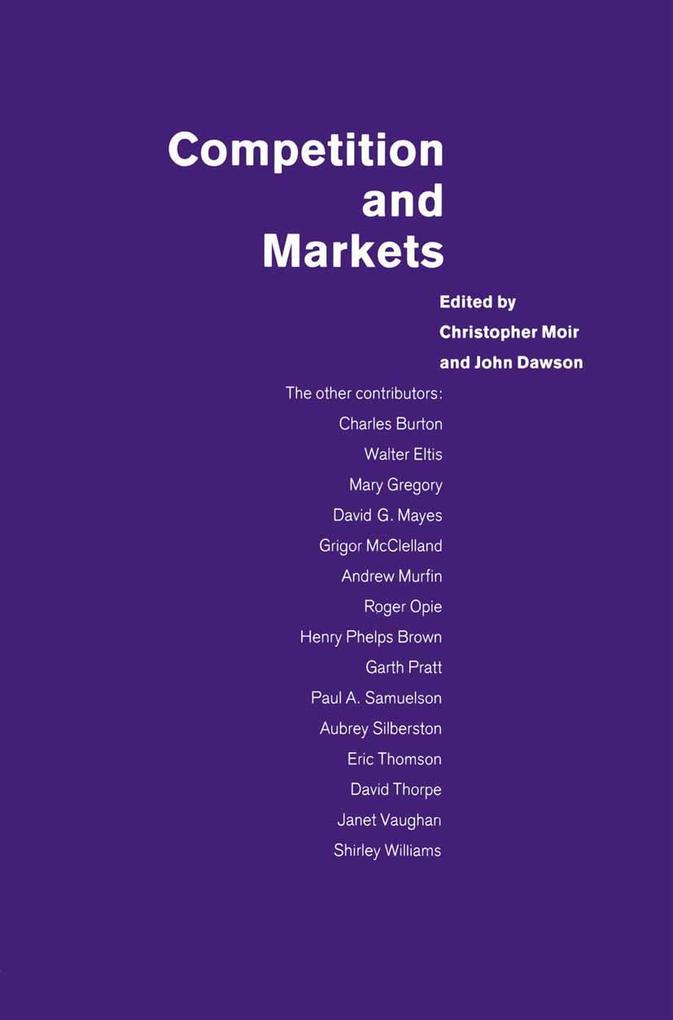 Competition and Markets