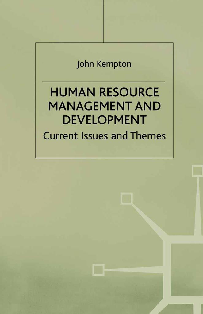 Human Resource Management and Development