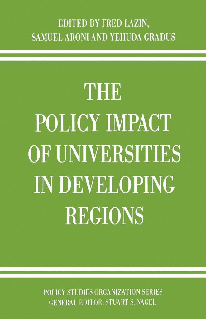 The Policy Impact of Universities in Developing Regions