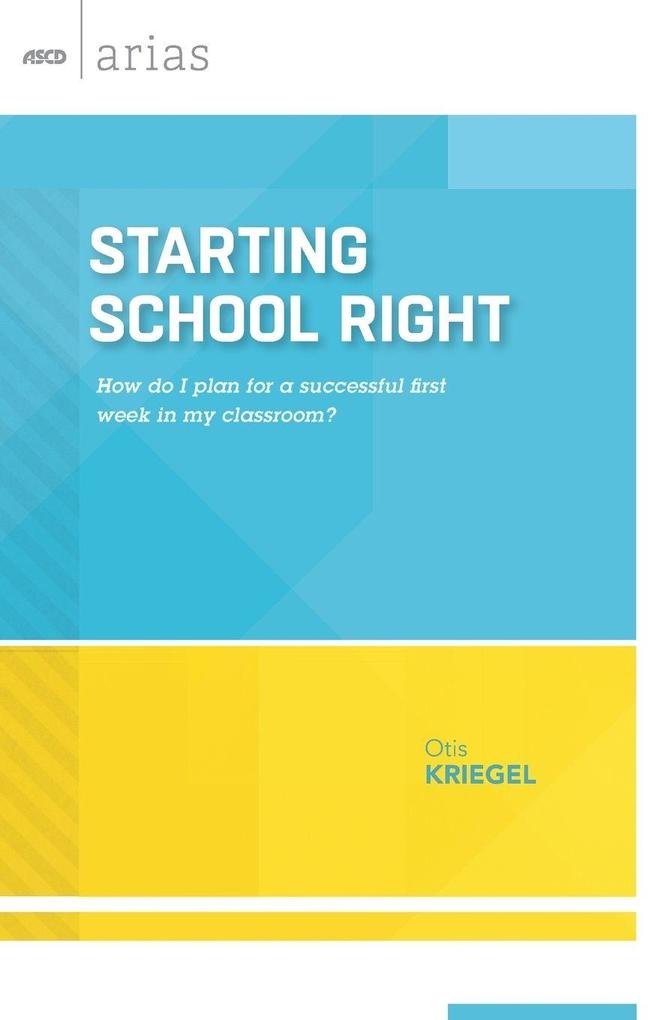 Starting School Right