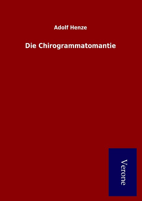 Die Chirogrammatomantie