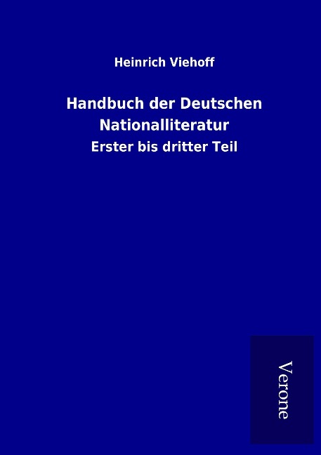 Handbuch der Deutschen Nationalliteratur