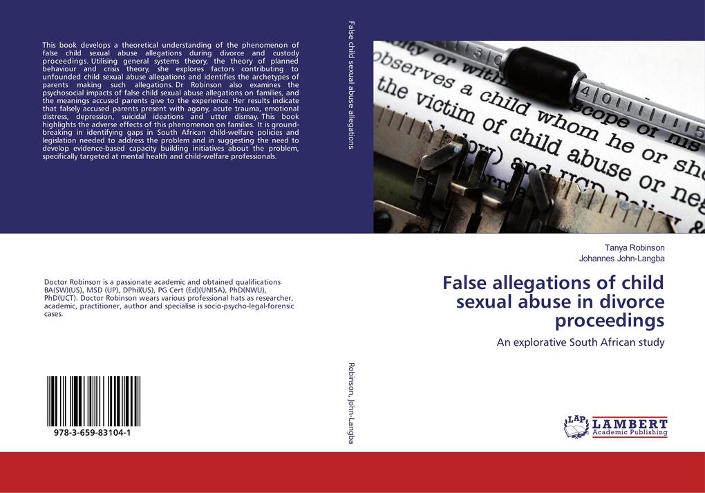 False allegations of child sexual abuse in divorce proceedings