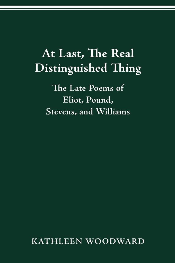 At Last The Real Distinguished Thing