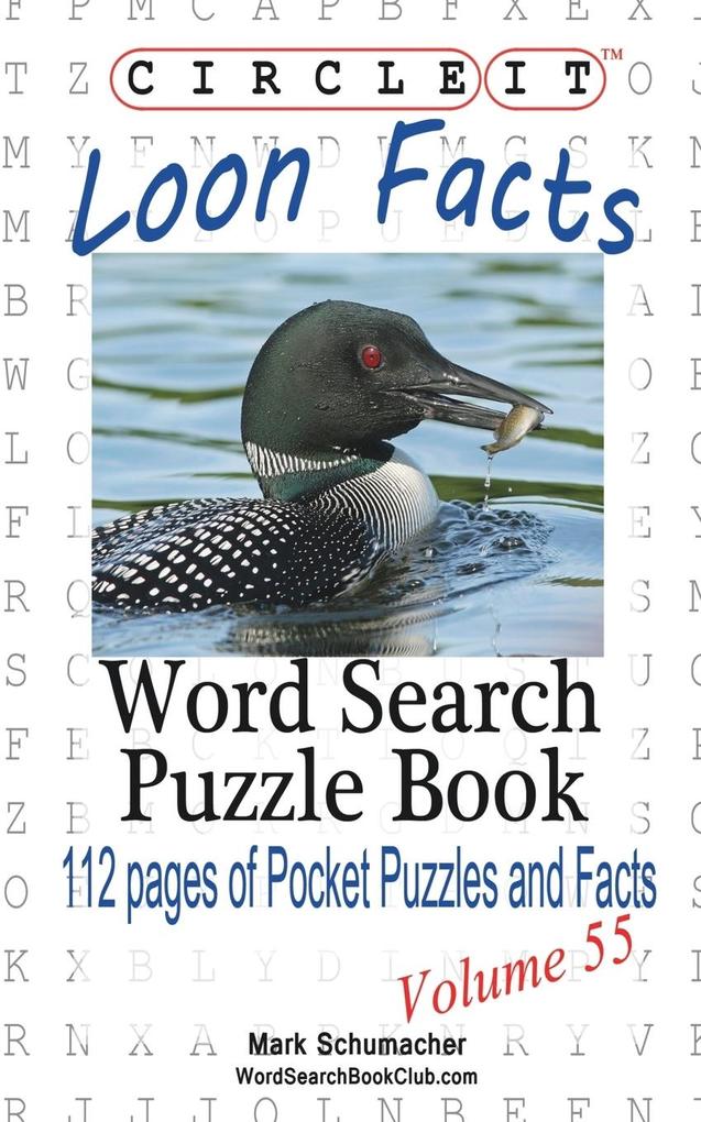 Circle It Loon Facts Word Search Puzzle Book
