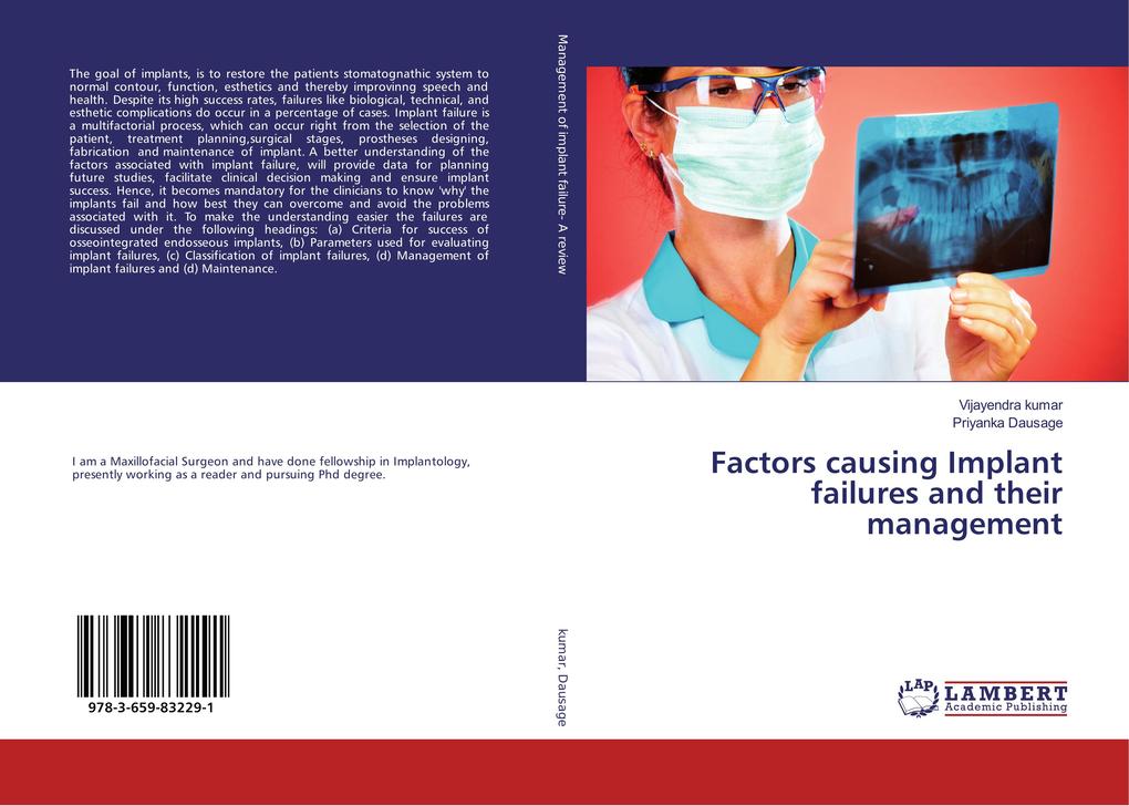 Factors causing Implant failures and their management