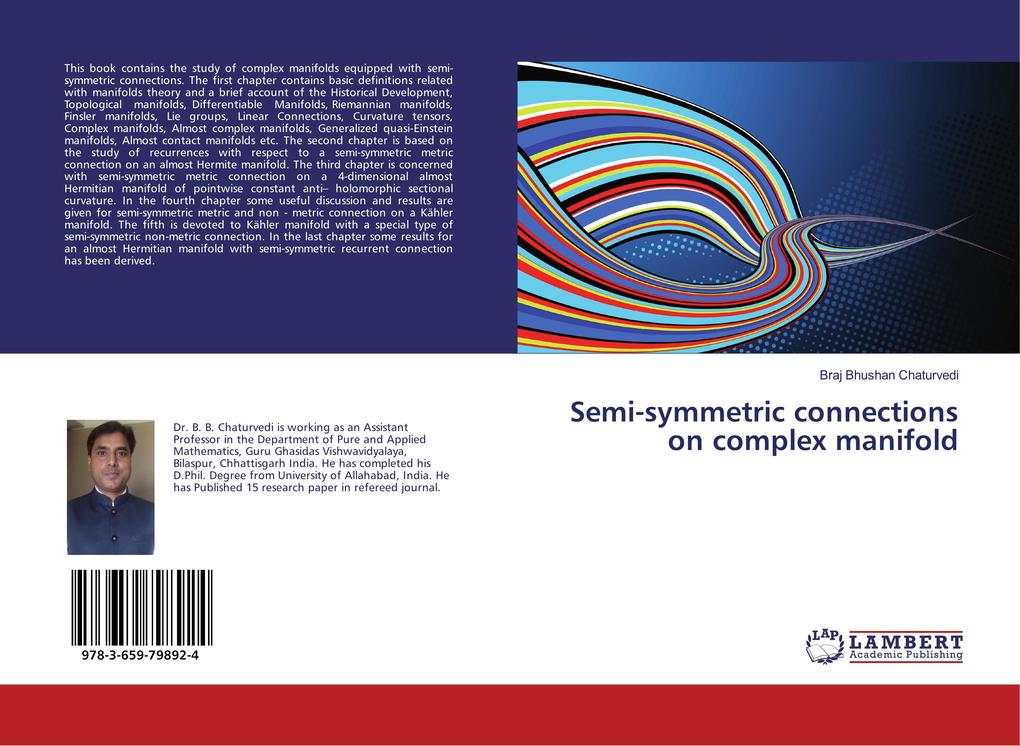 Semi-symmetric connections on complex manifold