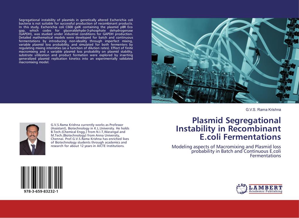 Plasmid Segregational Instability in Recombinant E.coli Fermentations