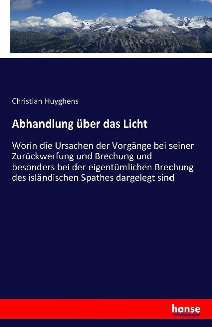 Image of Abhandlung über das Licht