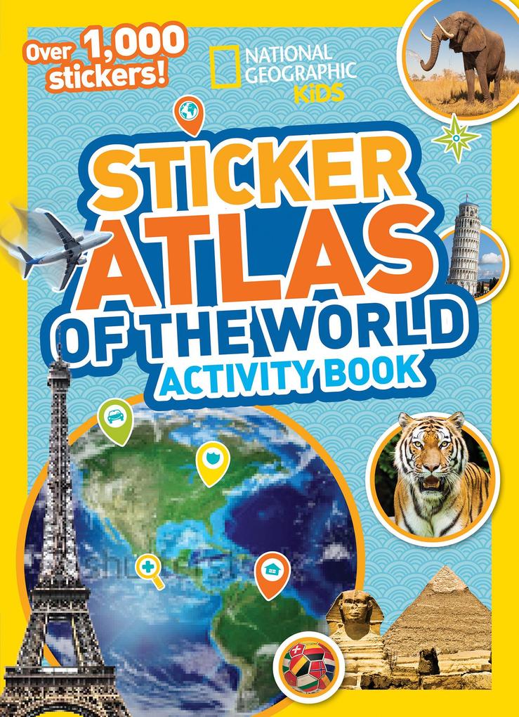 World Atlas Sticker Activity Book