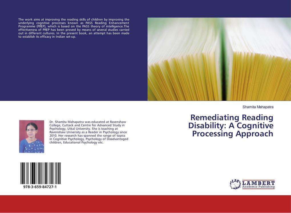 Remediating Reading Disability: A Cognitive Processing Approach
