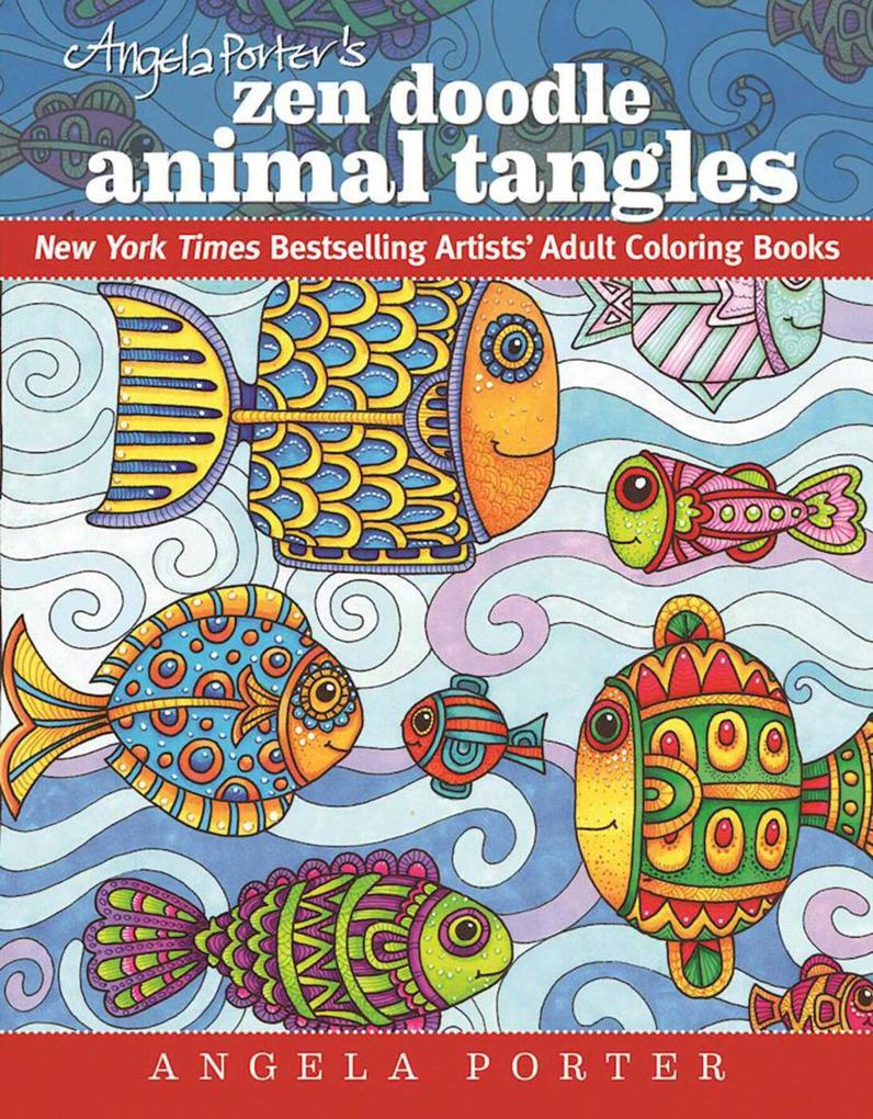 Angela Porter‘s Zen Doodle Animal Tangles