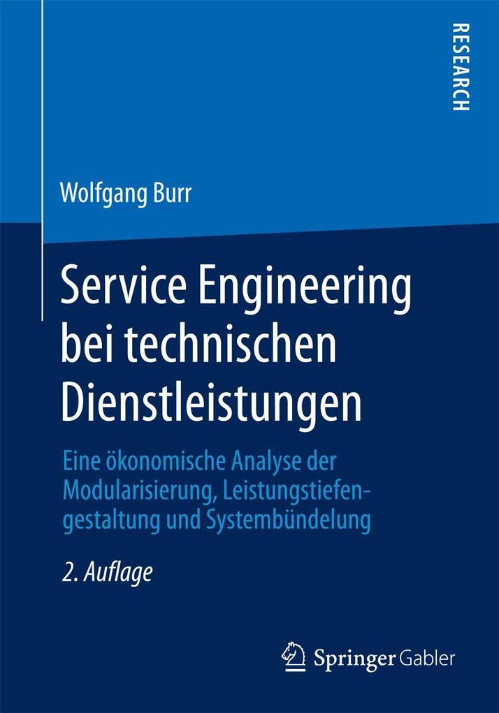 Service Engineering bei technischen Dienstleistungen