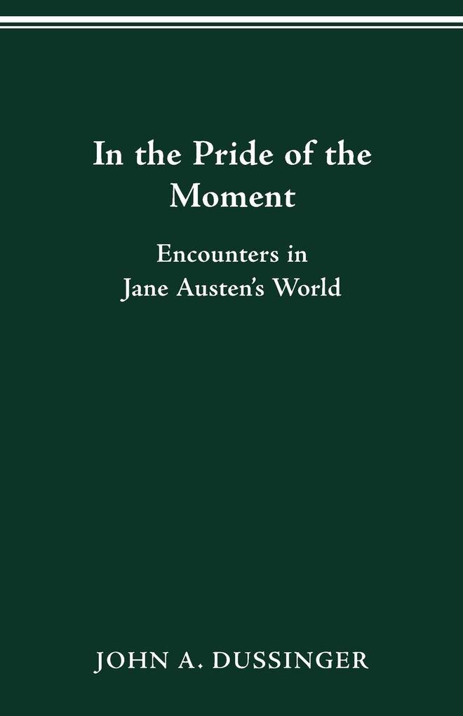 In the Pride of the Moment