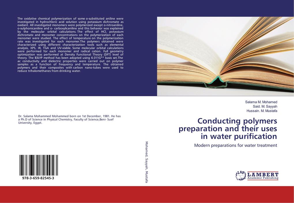 Conducting polymers preparation and their uses in water purification
