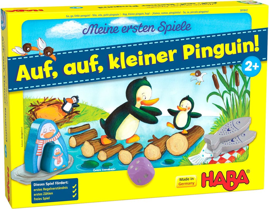 Image of Haba Spiel, »Meine ersten Spiele - Auf, auf, kleiner Pinguin!«, Made in Germany