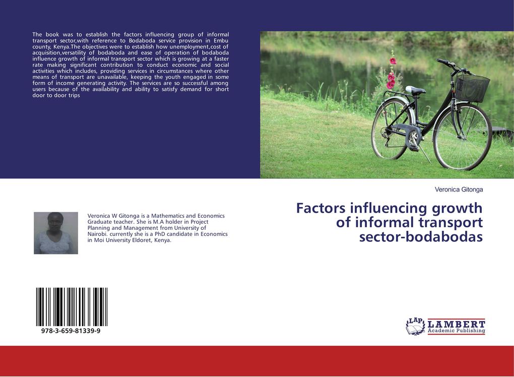 Factors influencing growth of informal transport sector-bodabodas