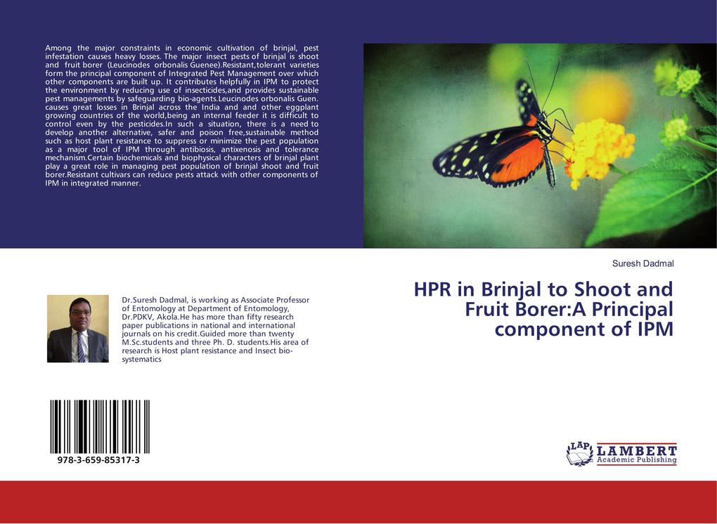 HPR in Brinjal to Shoot and Fruit Borer:A Principal component of IPM