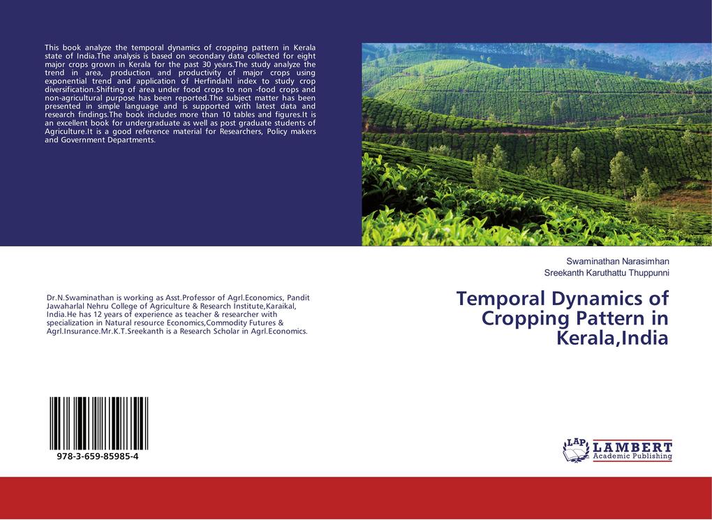 Temporal Dynamics of Cropping Pattern in KeralaIndia