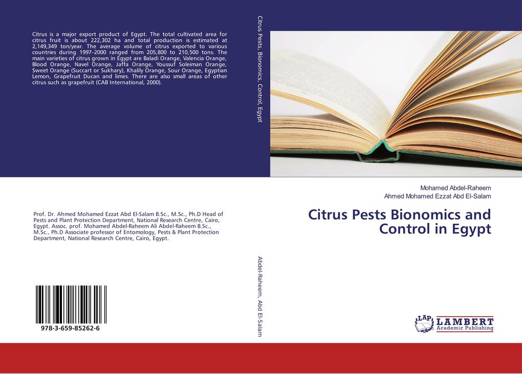 Citrus Pests Bionomics and Control in Egypt