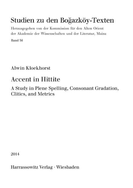Accent in Hittite
