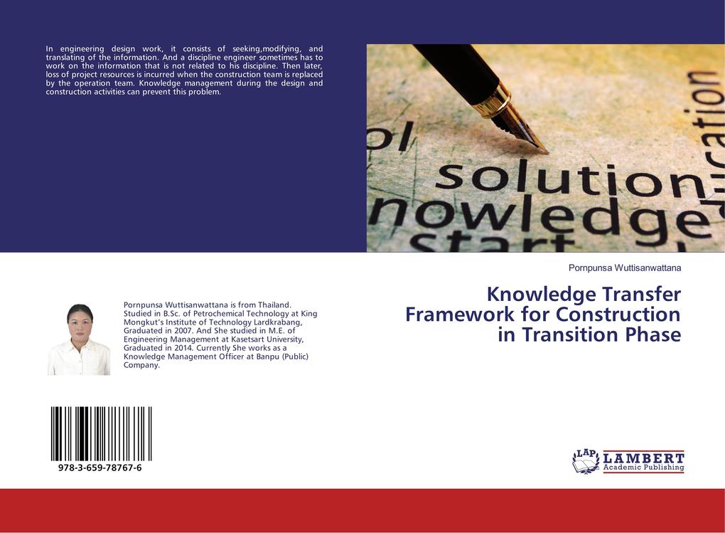 Knowledge Transfer Framework for Construction in Transition Phase