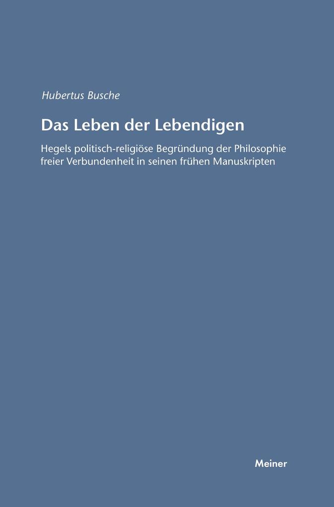 Das Leben der Lebendigen