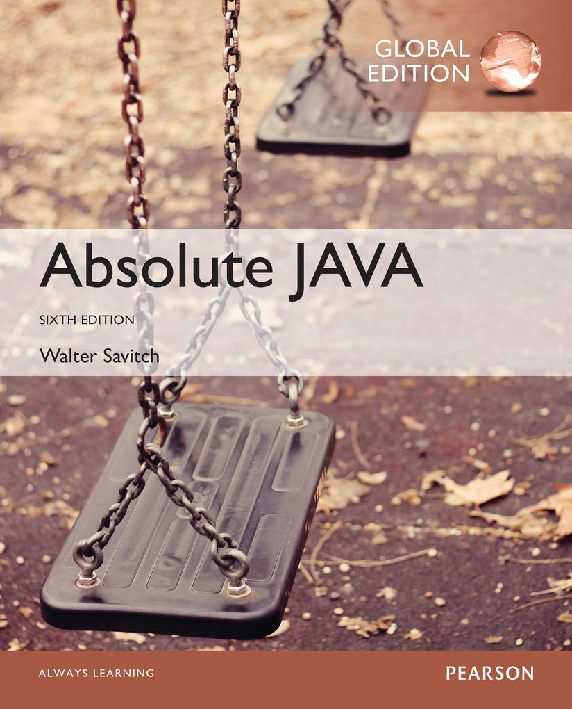 Absolute Java Global Edition