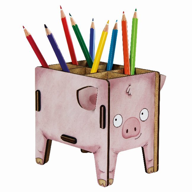 Werkhaus Stiftebox Vierbeiner Schwein