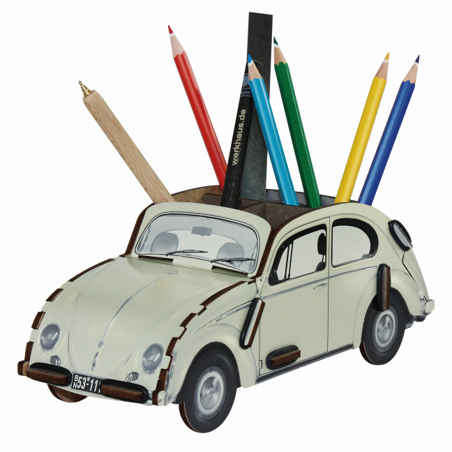 Werkhaus Stiftebox VW Käfer - beige