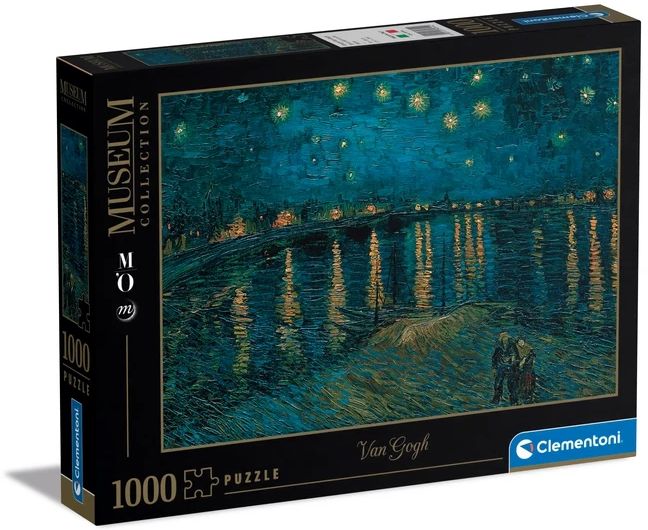Clementoni - Musee d‘Orsay - Van Gogh - Sternennacht über der Rhone 1000 Teile