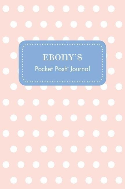 Ebony‘s Pocket Posh Journal Polka Dot